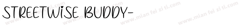 Streetwise buddy字体转换